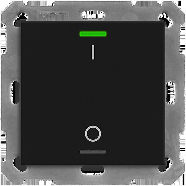 MDT technologies KNX Taster Light 55 1-fach RGBW,swmatt,Schalten BE-TAL55T106.B1